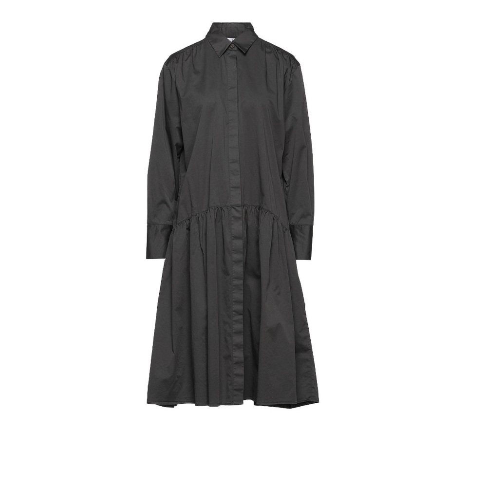 Caliban Midi Dress US 6 in Lead